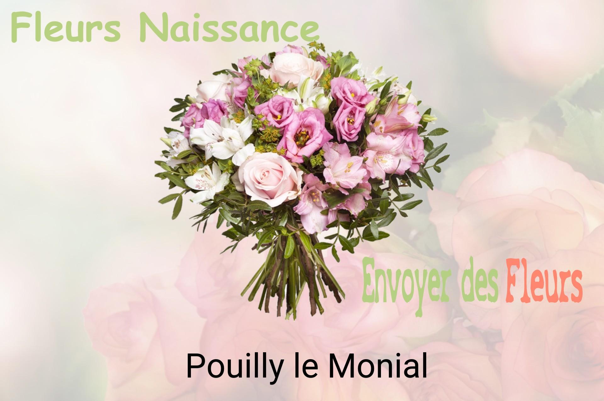 Bouquet de fleurs de naissance livré à Pouilly-le-Monial